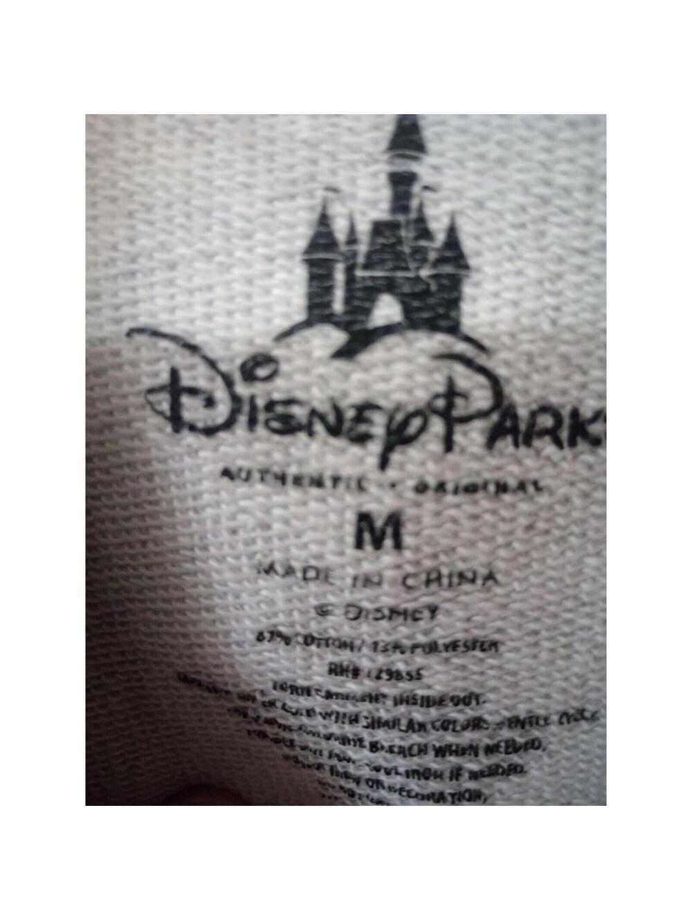 Disney Parks Retro '71 Mickey Mouse Gray Knot Front Crop Hoodie M - Picture 4 of 5